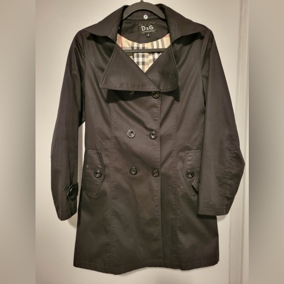 D&G Jackets & Blazers - Trench coat in black